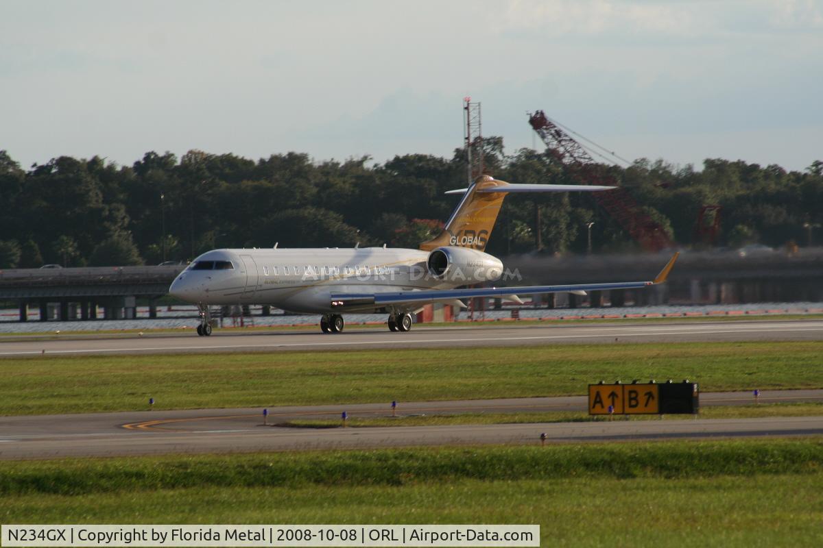 N234GX, 2007 Bombardier BD-700-1A10 Global Express XRS C/N 9234, Bombardier Global Express XRS