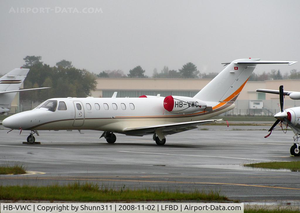 HB-VWC, 2008 Cessna 525B CitationJet CJ3 C/N 525B-0272, Parked at the General Aviation area...