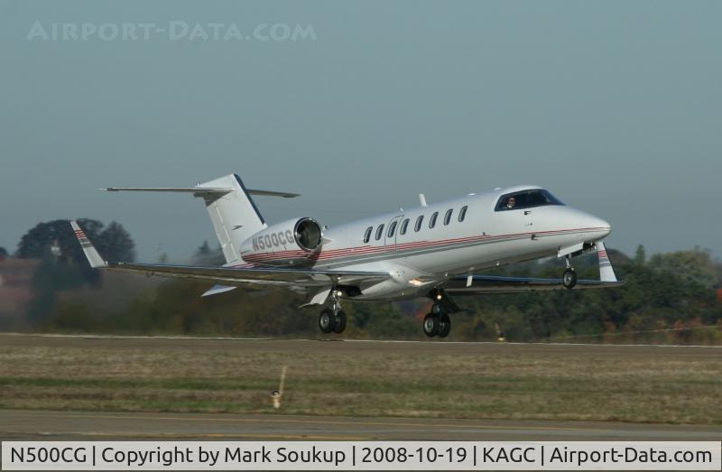 N500CG, 1998 Learjet Inc 45 C/N 009, N500CG @ KAGC