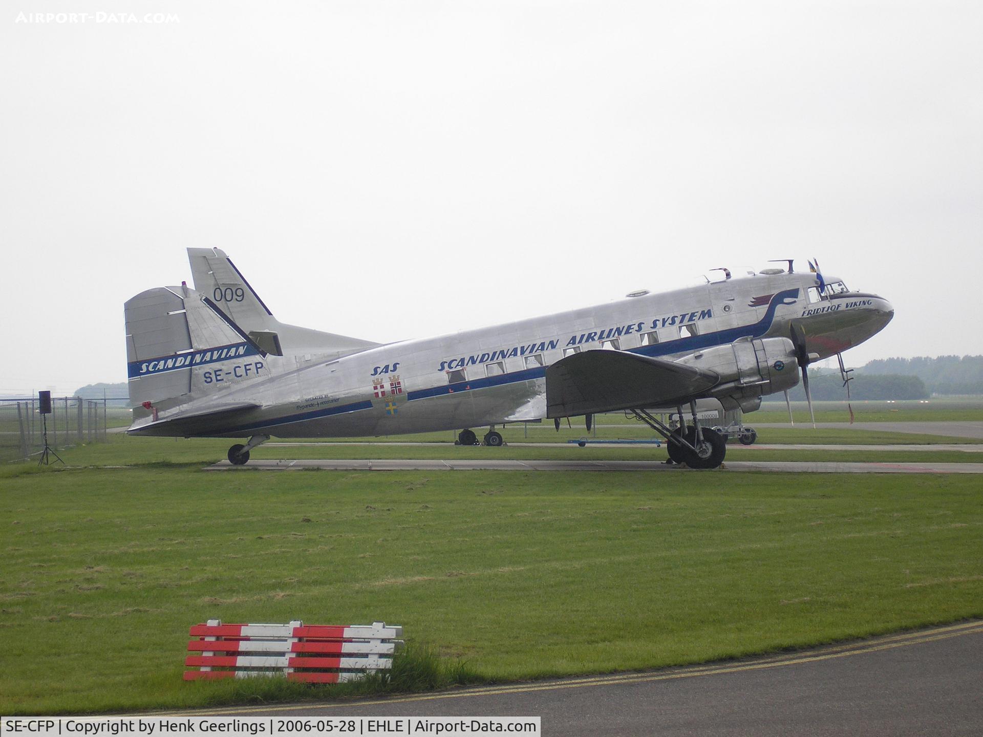 SE-CFP, 1943 Douglas DC-3C (C-47A-60-DL) C/N 13883, Dakota Fly In, Aviodrome , Lelystad Airport