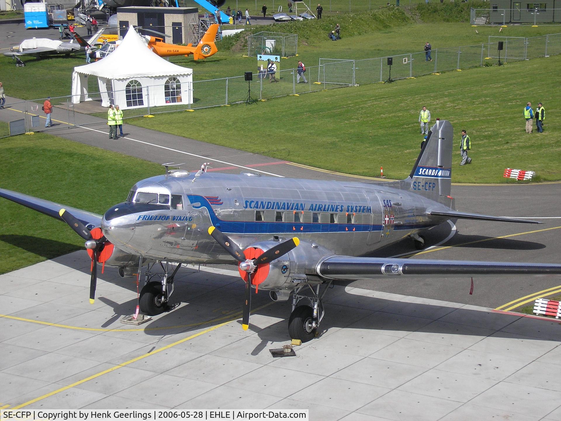 SE-CFP, 1943 Douglas DC-3C (C-47A-60-DL) C/N 13883, Dakota Fly In, Aviodrome , Lelystad Airport