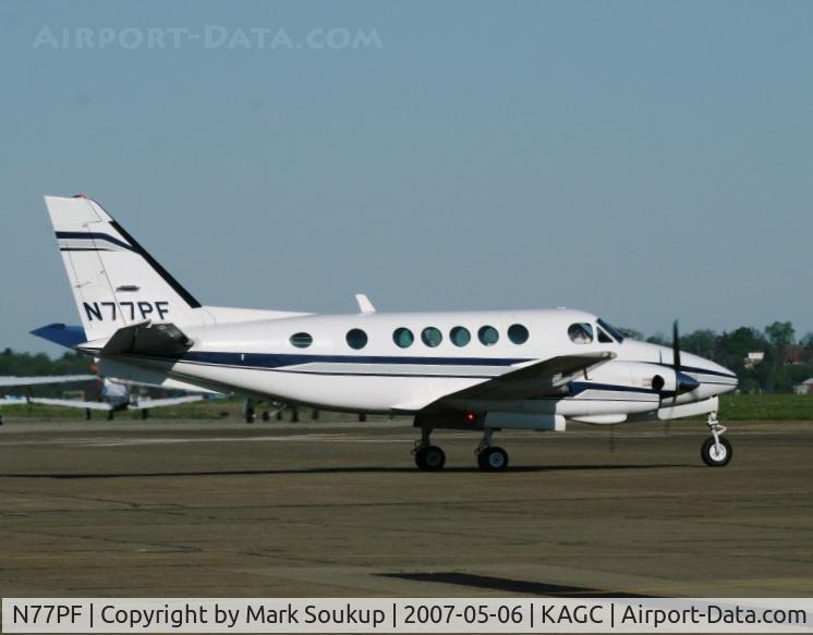 N77PF, 1970 Beech 100 King Air C/N B-70, N77PF @ KAGC