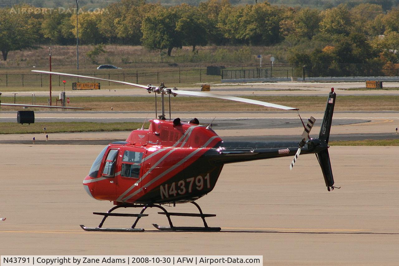 N43791, 1998 Bell 206B C/N 4481, At Alliance - Fort Worth