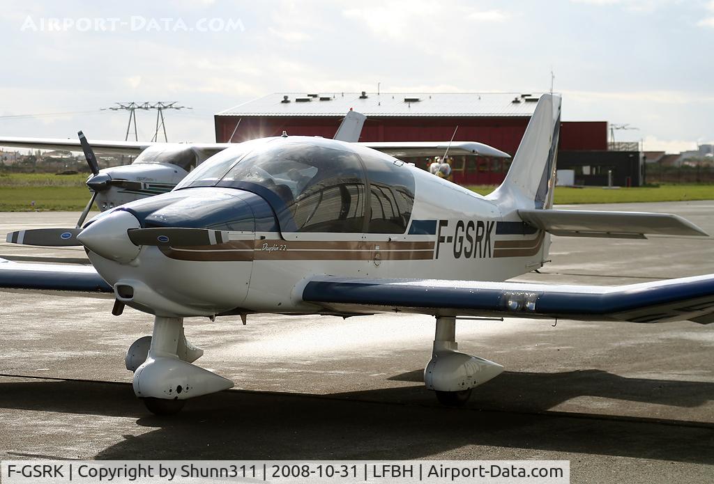 F-GSRK, Robin DR-400-120 Dauphin 2+2 C/N 2395, Parked at the General Aviation area...