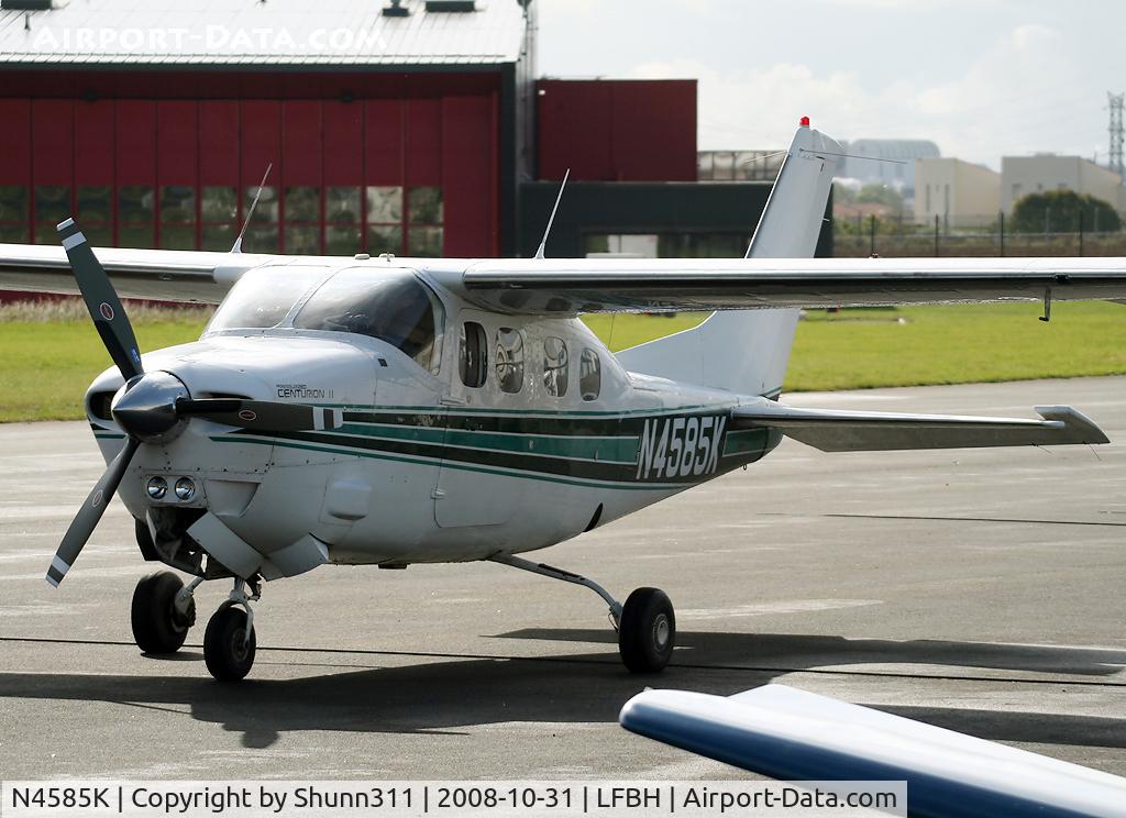 N4585K, 1979 Cessna P210N Pressurised Centurion C/N P21000318, Parked at the General Aviation area...