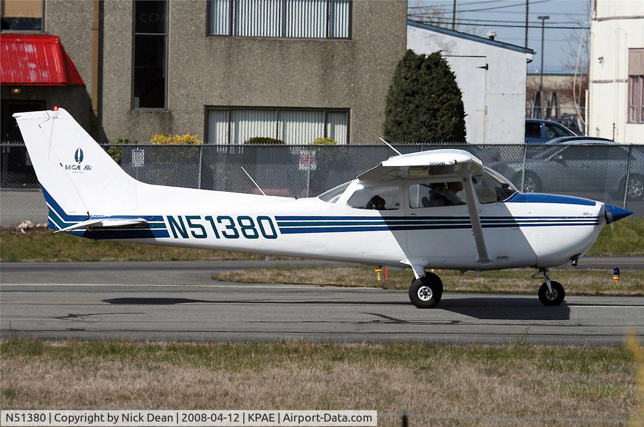 N51380, 1980 Cessna 172P C/N 17274305, /