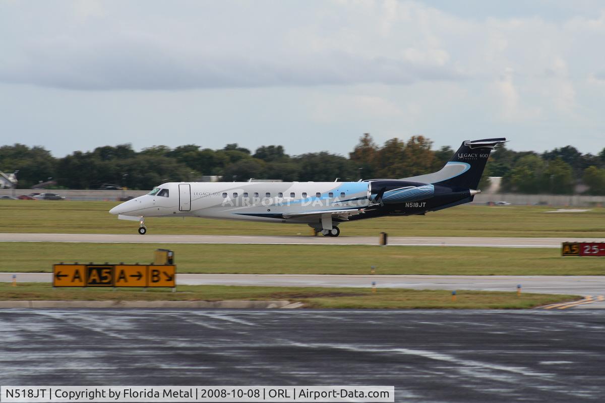 N518JT, 2008 Embraer EMB-135BJ Legacy 600 C/N 14501032, Embraer Legacy 600