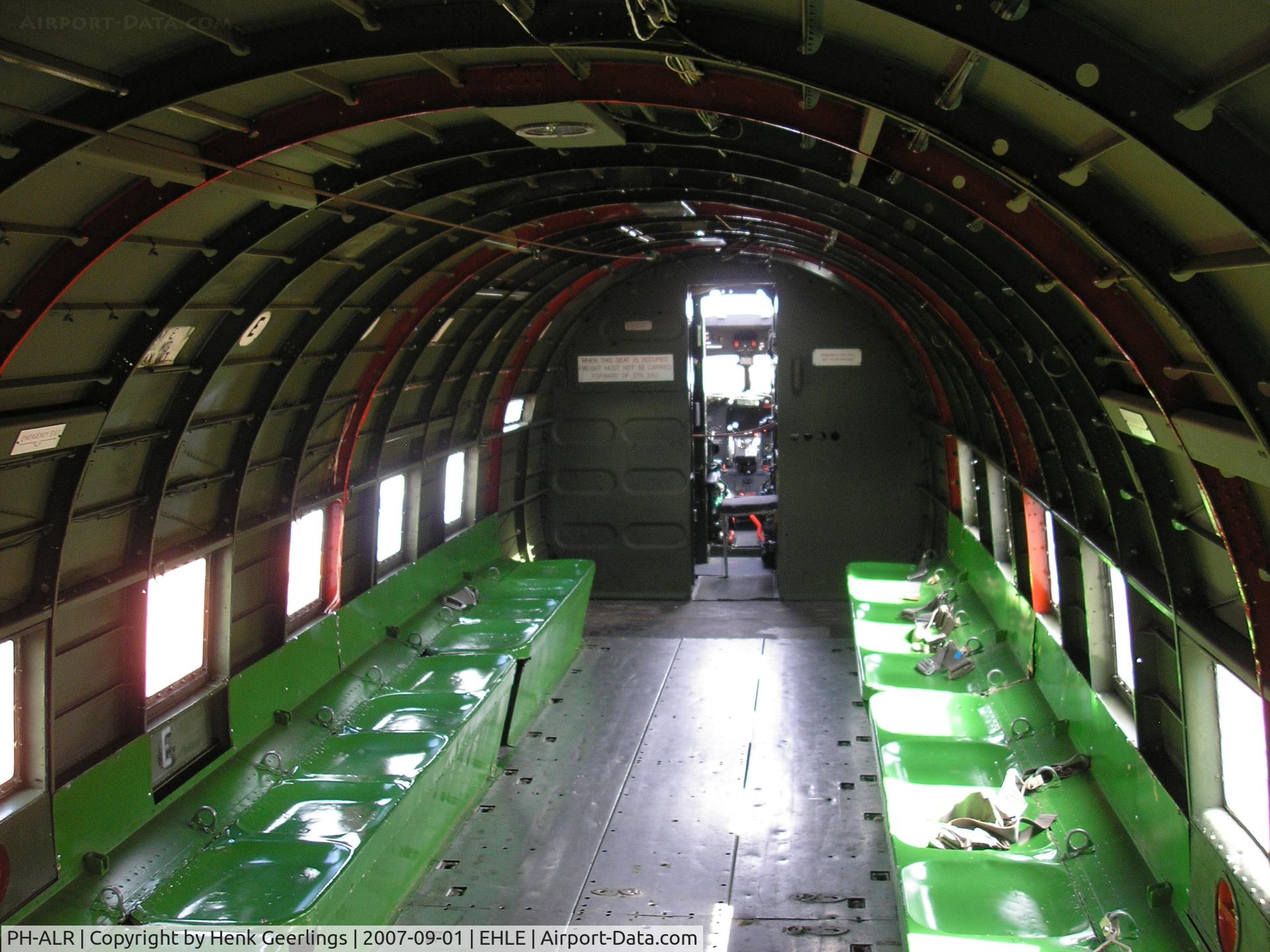 PH-ALR, 1945 Douglas DC-3C-R-1830-90C (C-47B) C/N 32966, Cabin , C-47, Aviodrome - Lelystad