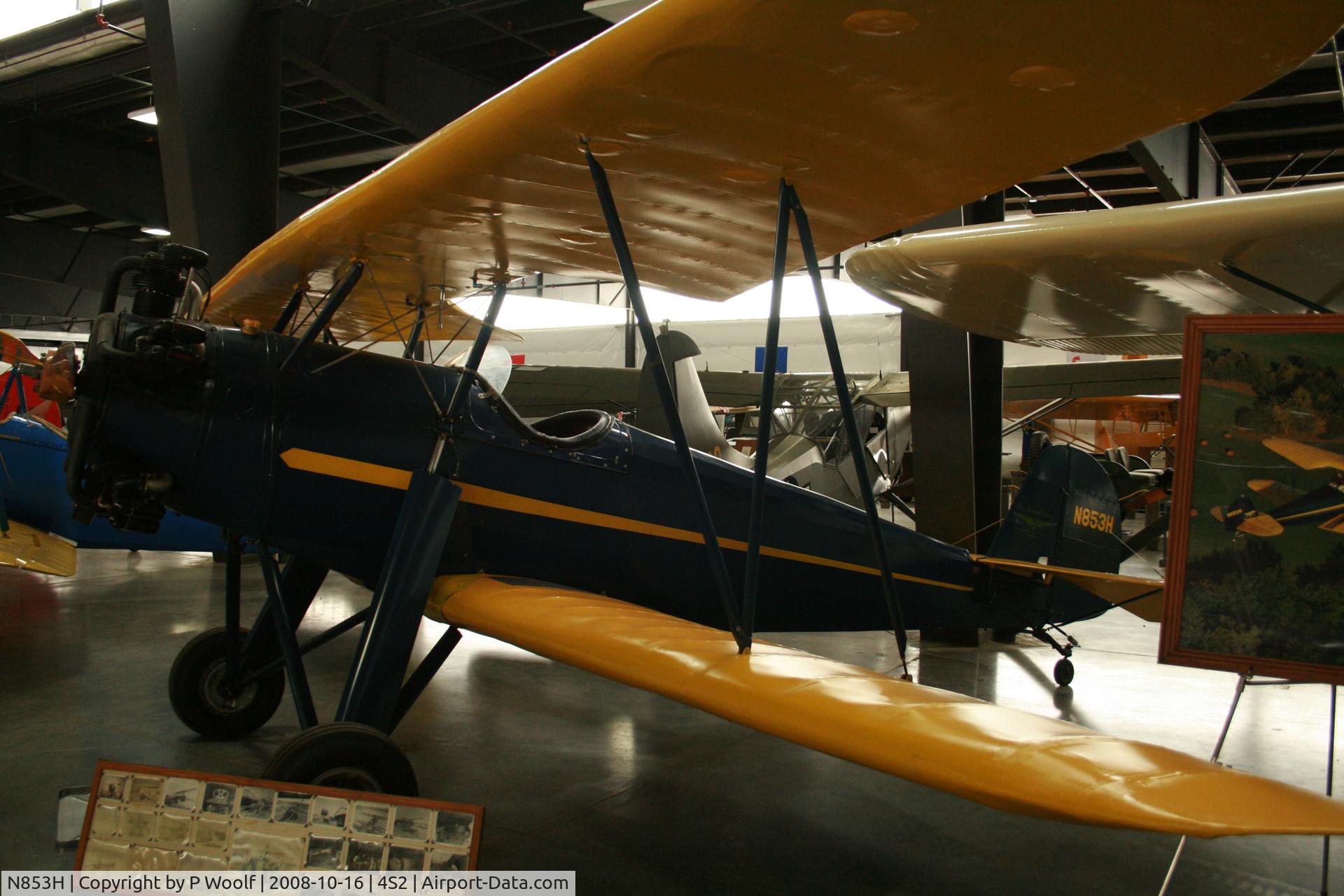 N853H, 1929 Arrow Sport A2-110 C/N 412, WAAAM exhibit
