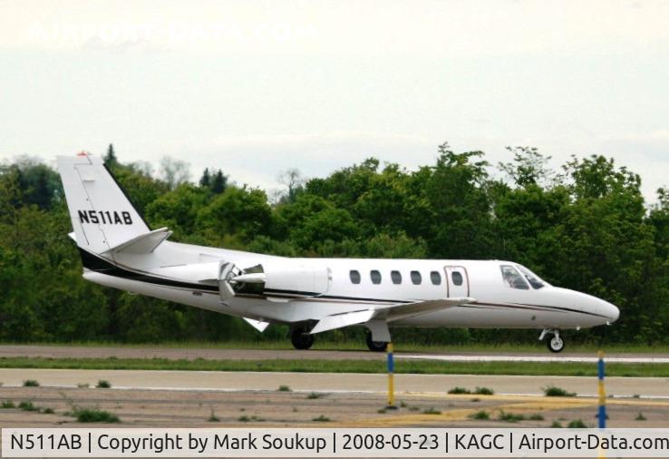 N511AB, 1981 Cessna 550 C/N 550-0299, N511AB Arriving @ KAGC