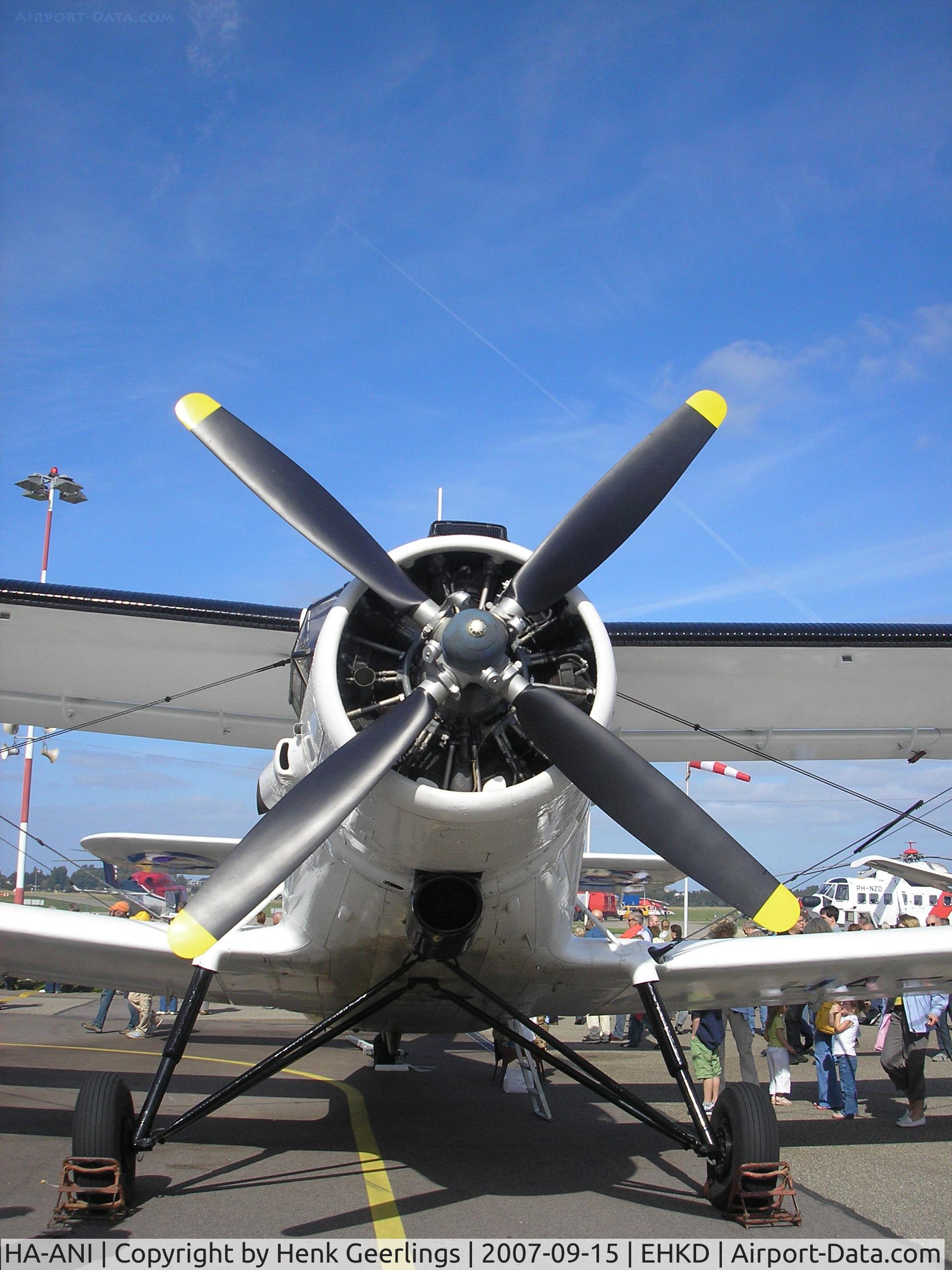 HA-ANI, 1972 Antonov An-2P C/N 1G132-55, Heldair - Maritime Airshow, Den Helder - De Kooy Airport , Sep 2007