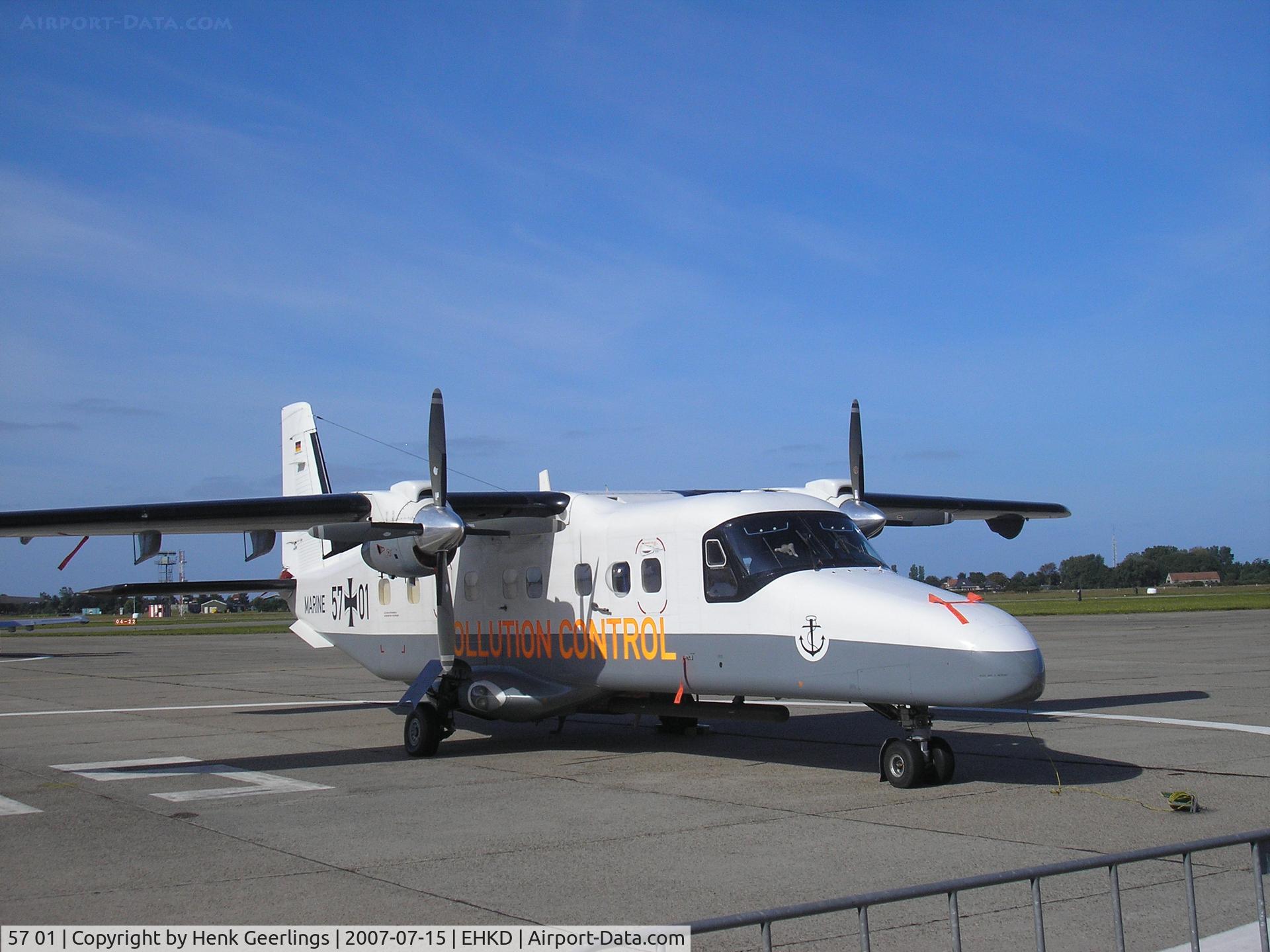 57 01, Dornier 228-212(LM) C/N 8185/0185, Heldair - Maritime Airshow, Den Helder - De Kooy Airport , Sep 2007