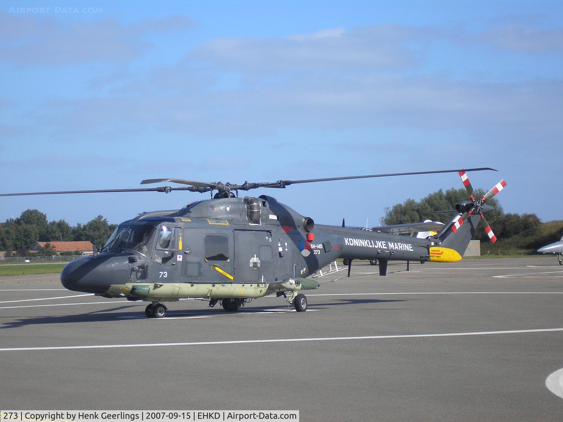 273, 1979 Westland SH-14D Lynx C/N 130, Heldair - Maritime Airshow, Den Helder - De Kooy Airport , Sep 2007