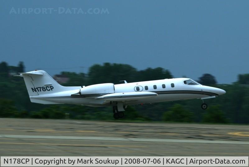 N178CP, 1975 Gates Learjet 35 C/N 005, N178CP Arriving @ KAGC
