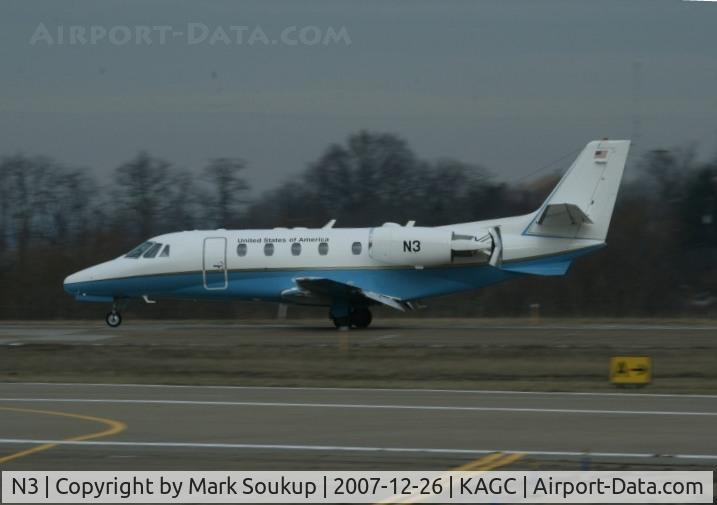 N3, 2003 Cessna 560XL Citation Excel C/N 560-5341, N3 Arriving @ KAGC