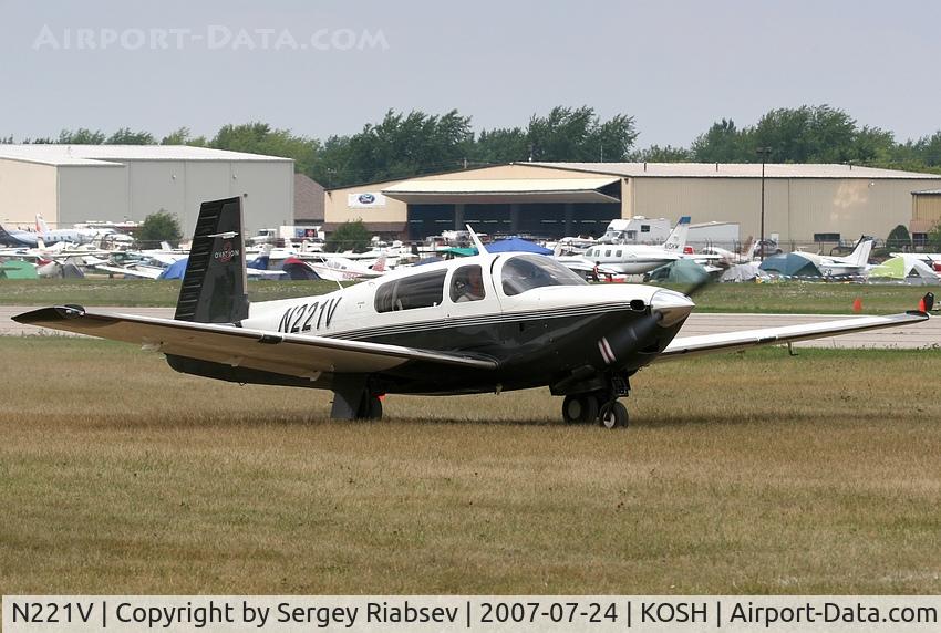 N221V, 2003 Mooney M20R Ovation C/N 29-0295, EAA AirVenture 2007