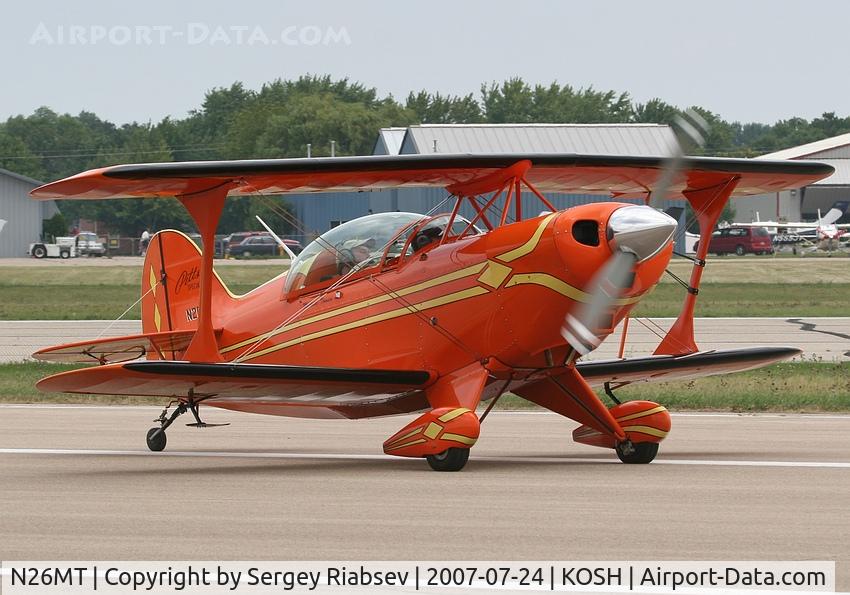N26MT, 1974 Aerotek Pitts S-2A Special C/N 2090, EAA AirVenture 2007