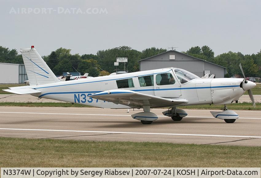 N3374W, 1965 Piper PA-32-260 Cherokee Six C/N 32-220, EAA AirVenture 2007