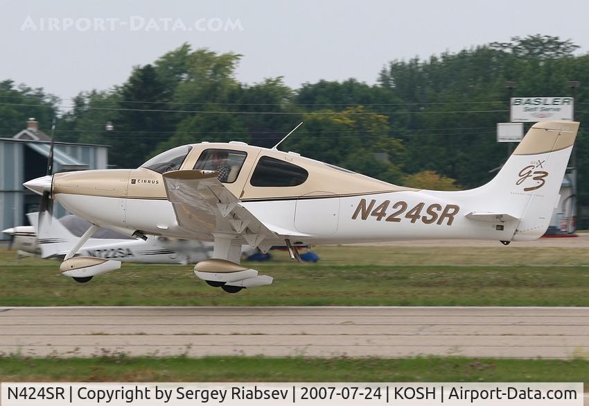 N424SR, 2007 Cirrus SR22 C/N 2464, EAA AirVenture 2007