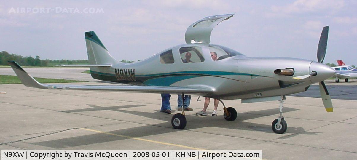 N9XW, 2004 Lancair IV-P C/N LIV-528, Parked on ramp in front of Terminal...