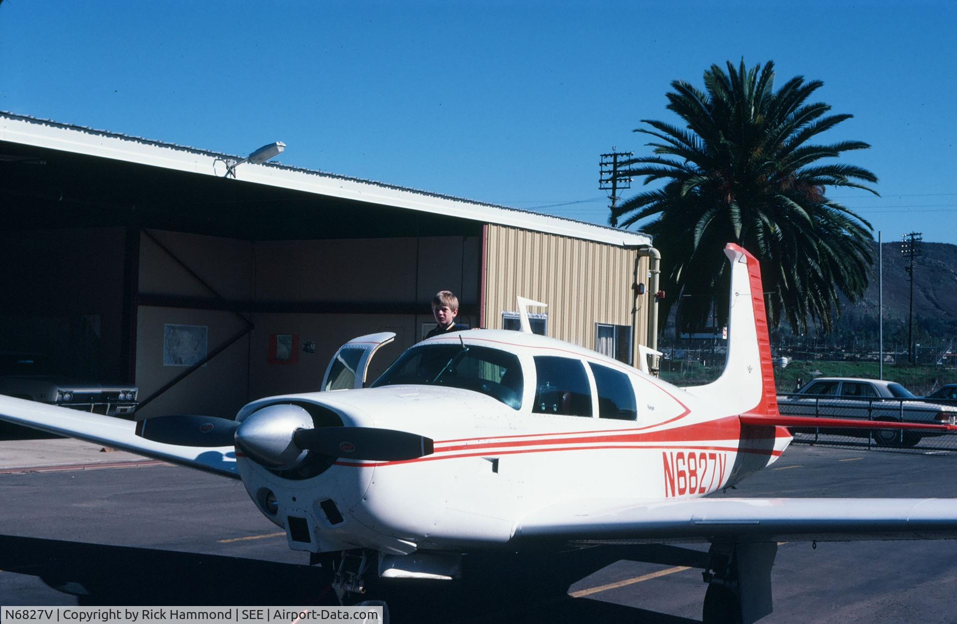 N6827V, 1971 Aerostar M-20C C/N 20-0005, I owned this plane in 1980