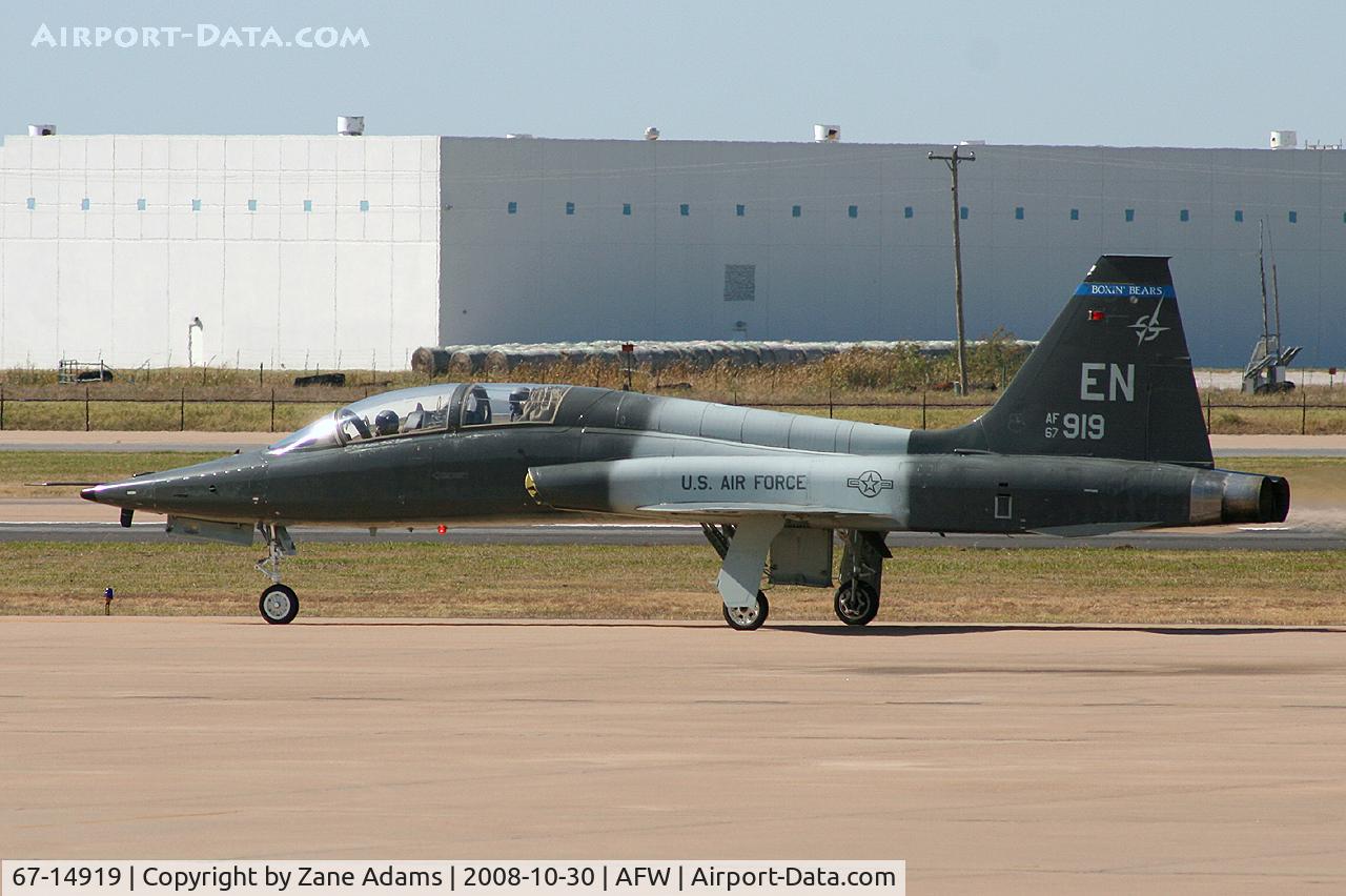 67-14919, 1967 Northrop T-38C Talon C/N T.6060, At Alliance - Fort Worth