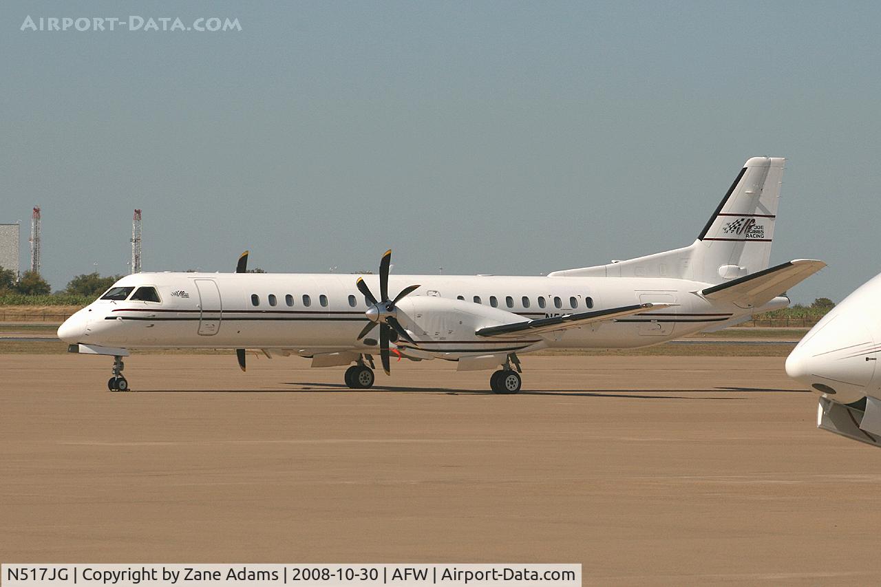 N517JG, 1995 Saab 2000 C/N 2000-021, At Alliance - Fort Worth - Nascar Weekend - Joe Gibbs Racing