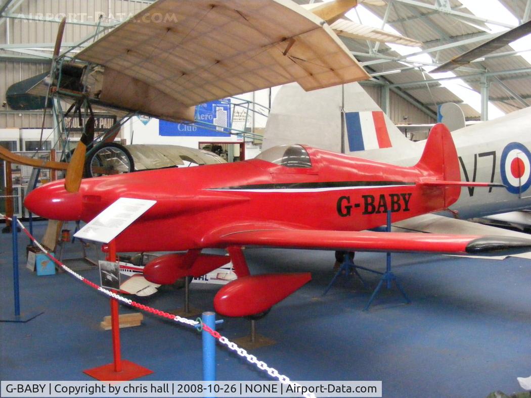 G-BABY, 1975 Taylor JT-2 Titch C/N PFA 3204, Norfolk & Suffolk Aviation Museum