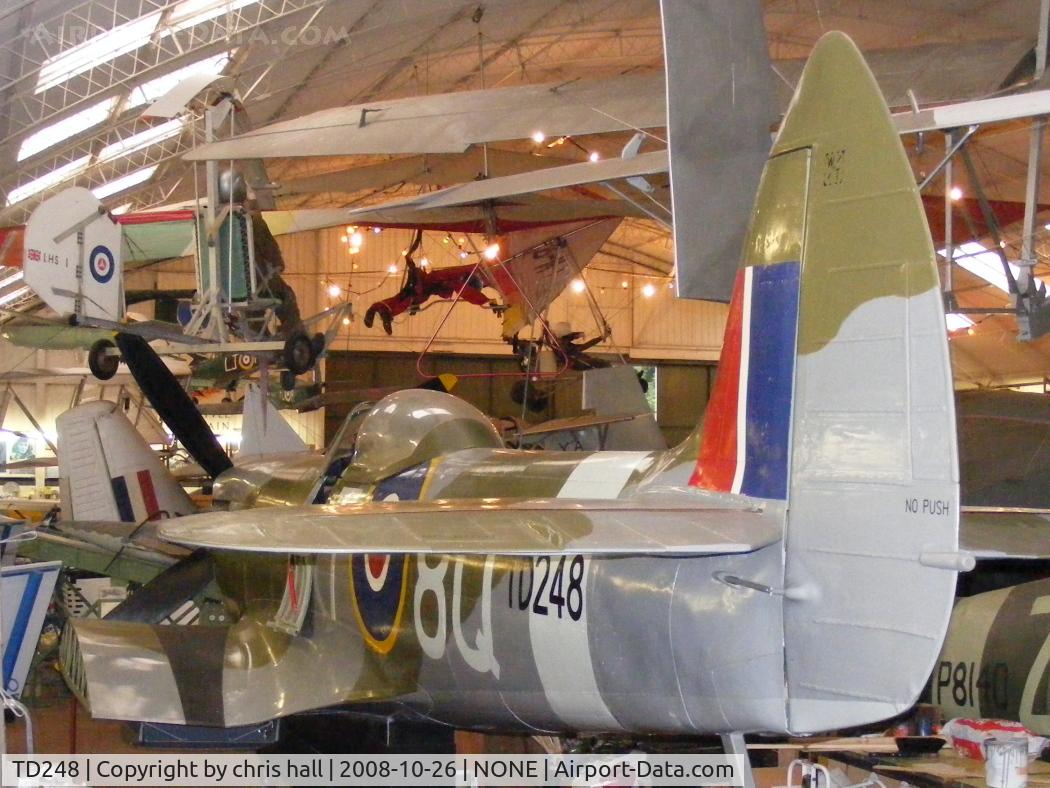 TD248, 1945 Supermarine 361 Spitfire LF.XVIe C/N CBAF.IX.4262, Norfolk & Suffolk Aviation Museum