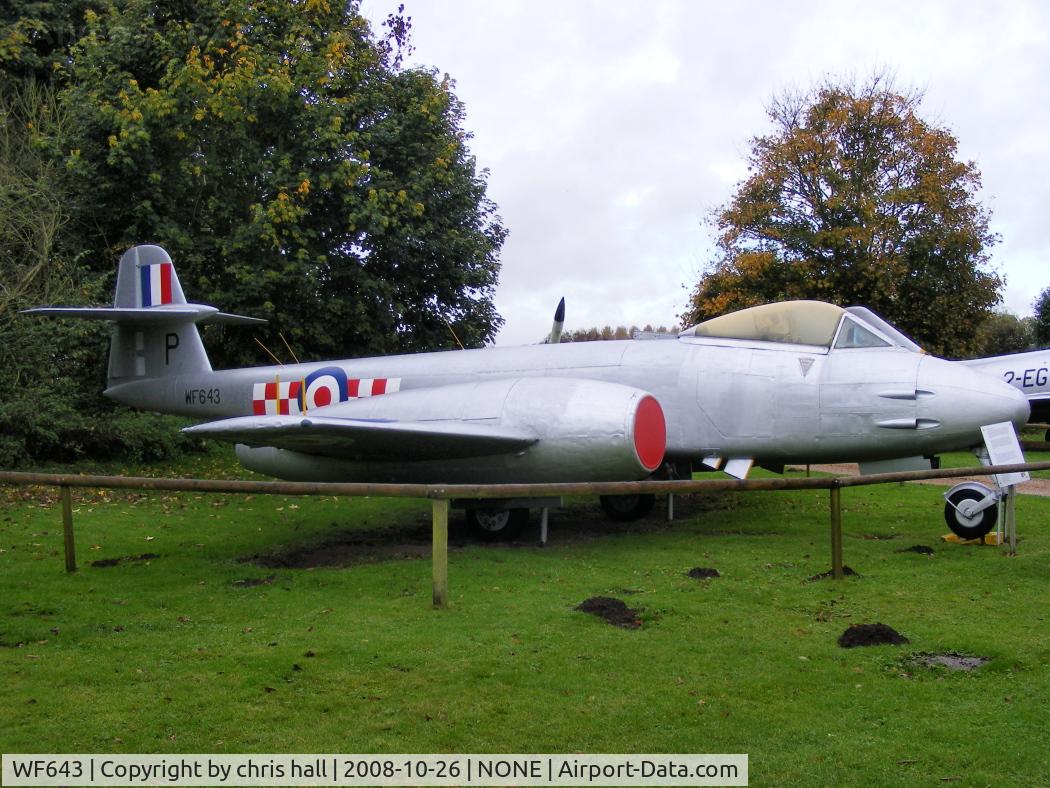 WF643, 1951 Gloster Meteor F.8 C/N Not found WF643, Norfolk & Suffolk Aviation Museum