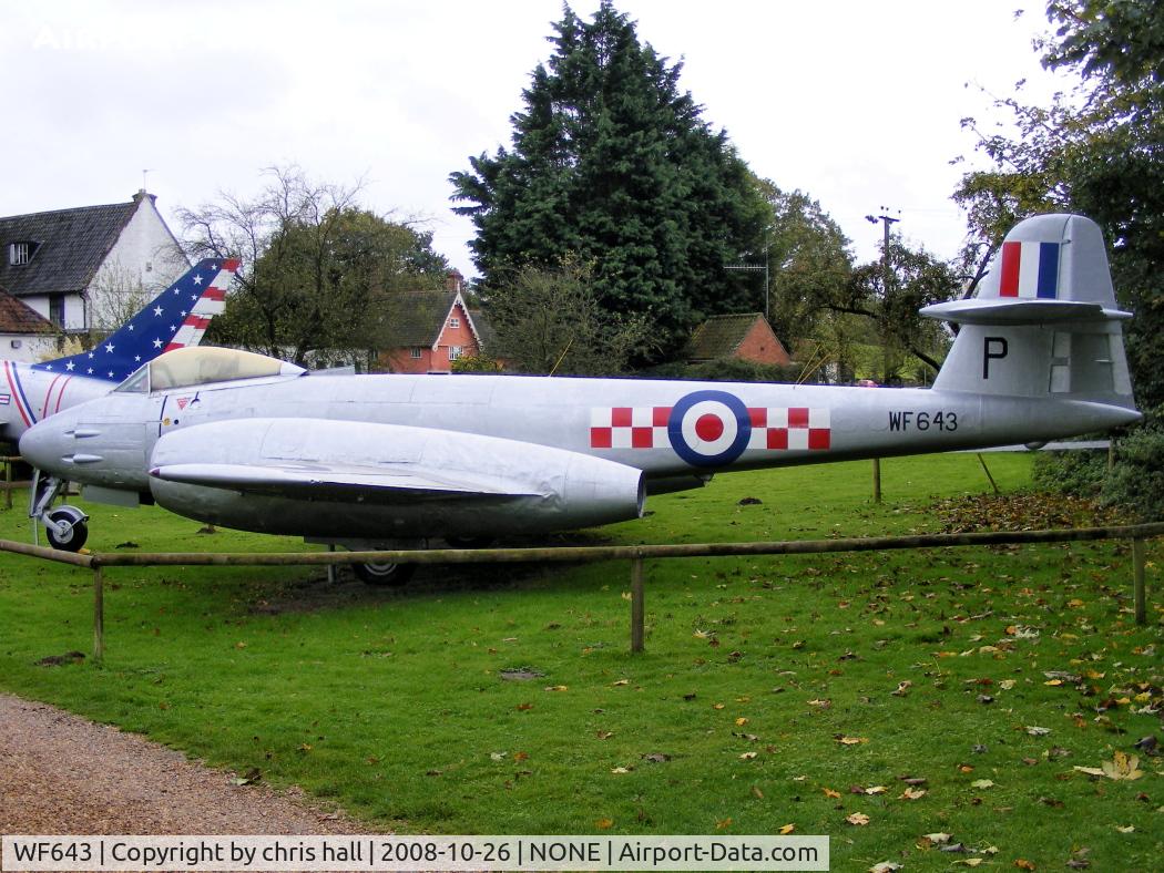 WF643, 1951 Gloster Meteor F.8 C/N Not found WF643, Norfolk & Suffolk Aviation Museum