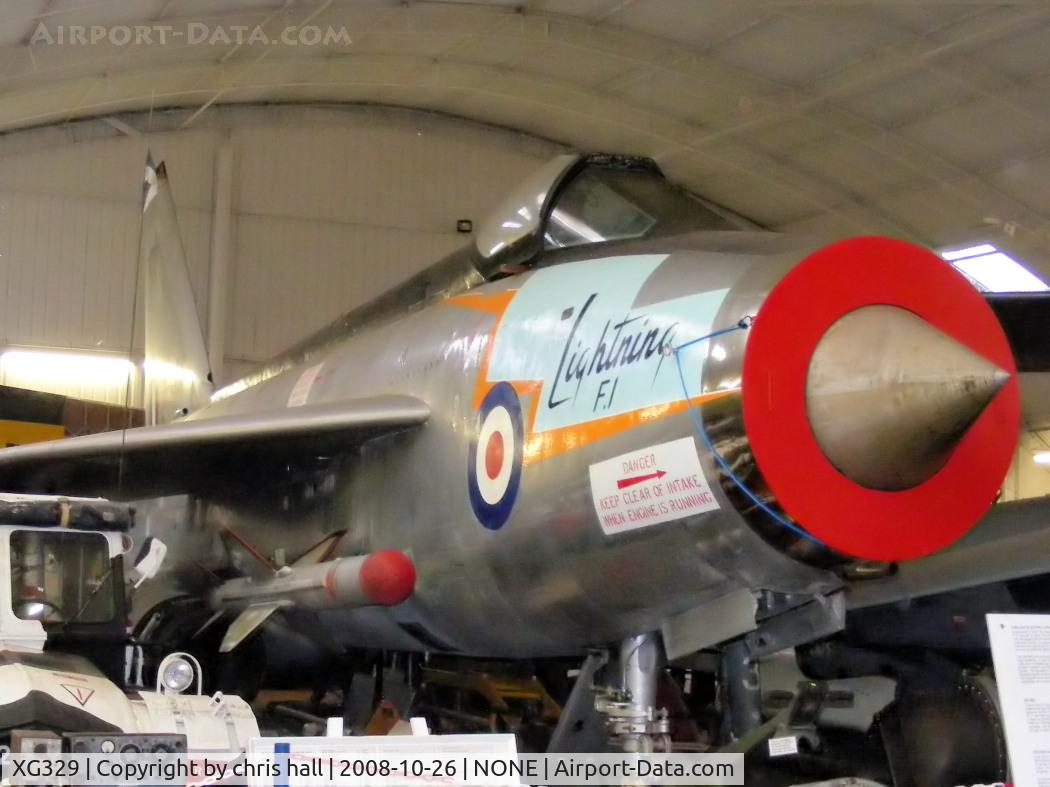 XG329, 1959 English Electric Lightning F.1 C/N 95017, Norfolk & Suffolk Aviation Museum