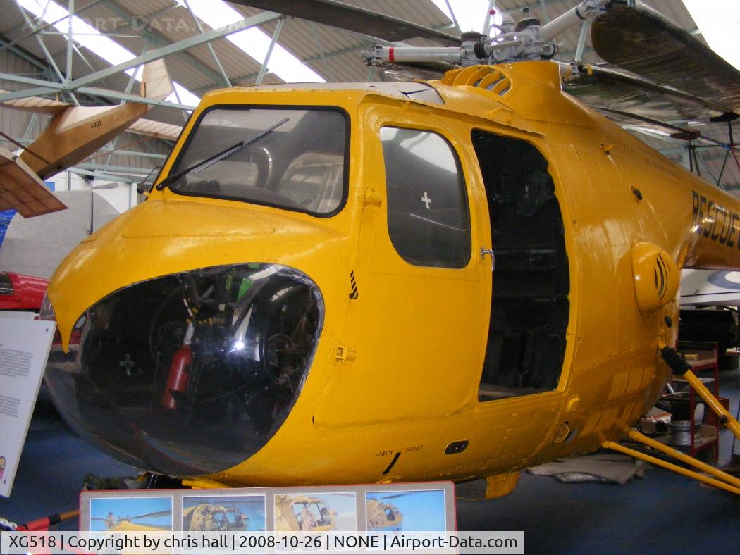 XG518, 1955 Bristol 171 Sycamore HR.14 C/N 13372, Norfolk & Suffolk Aviation Museum