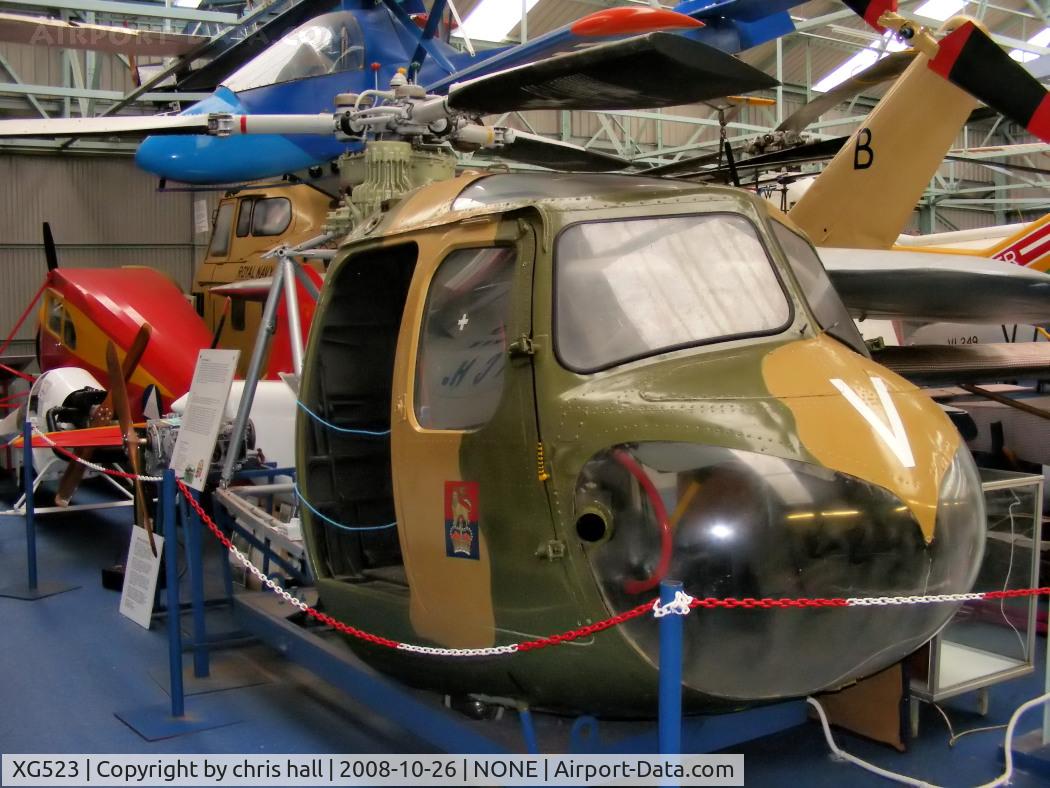 XG523, 1955 Bristol 171 Sycamore HR.14 C/N 13377, Norfolk & Suffolk Aviation Museum