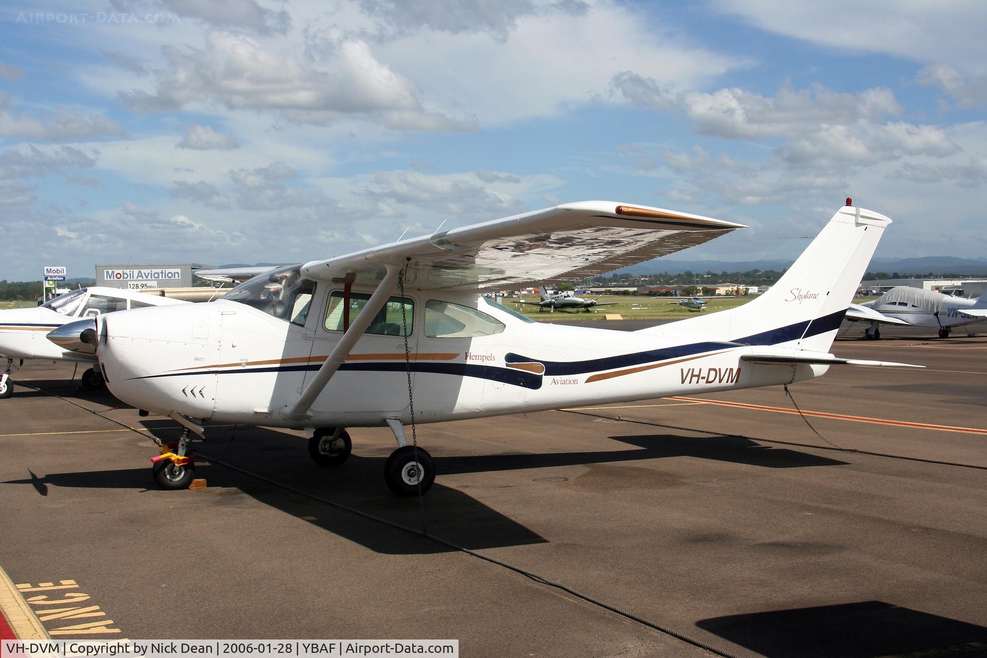 VH-DVM, 1967 Cessna 182K Skylane C/N 18258401, .