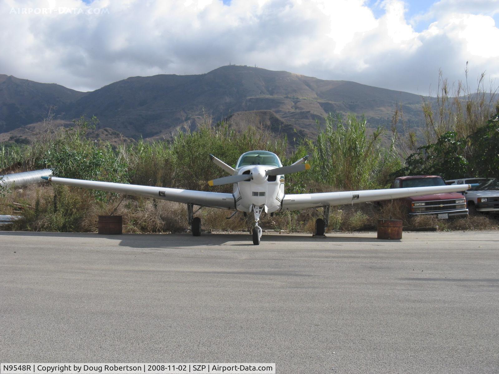 N9548R, 1959 Beech V35 Bonanza C/N D-6110, 1959 Beech V35 BONANZA (wrong windows and year for a V35-should be K35?), should be Continental IO-470-C 250 Hp
