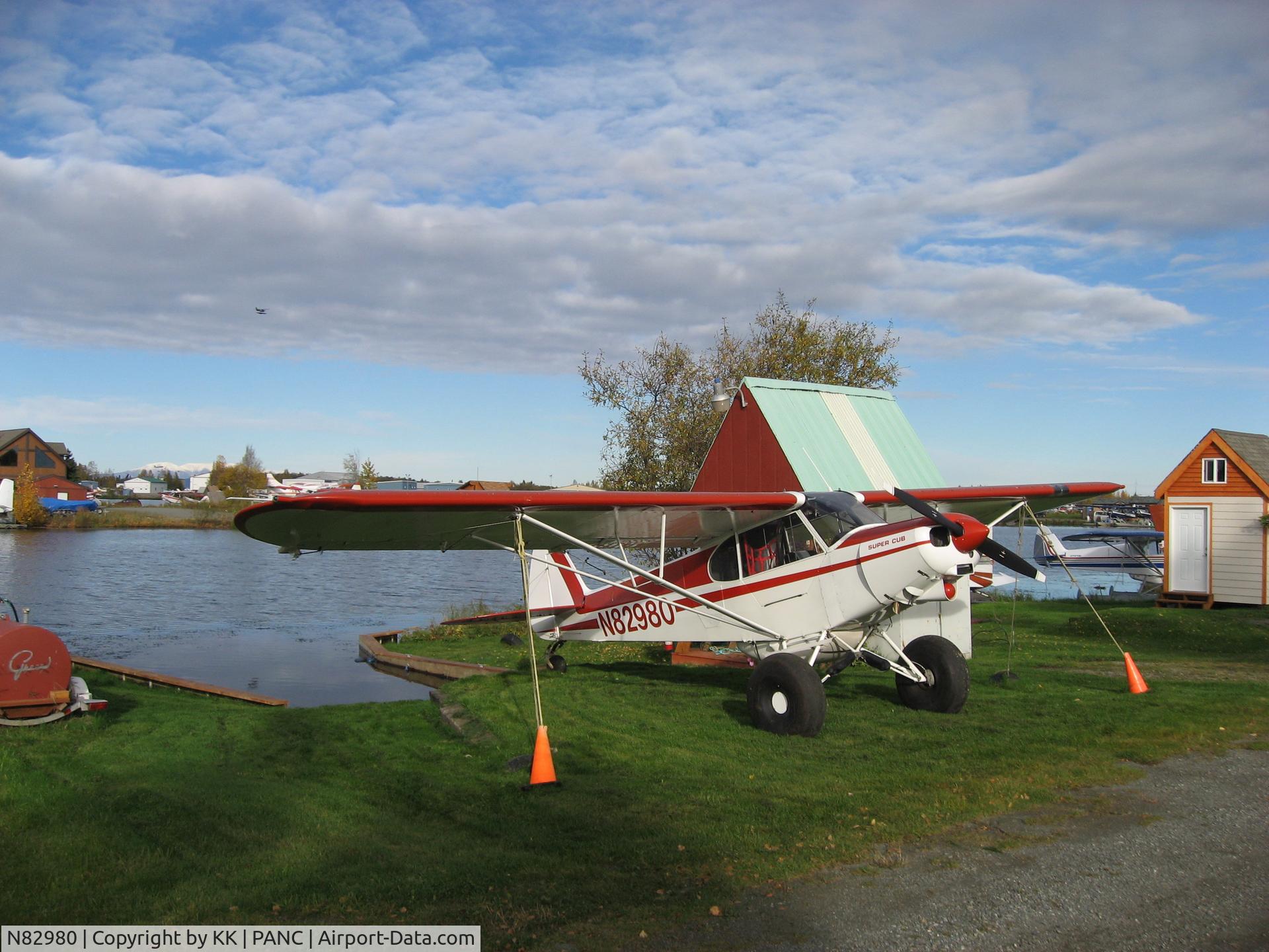 N82980, 1977 Piper PA-18-150 Super Cub C/N 18-7809004, Lake Hood