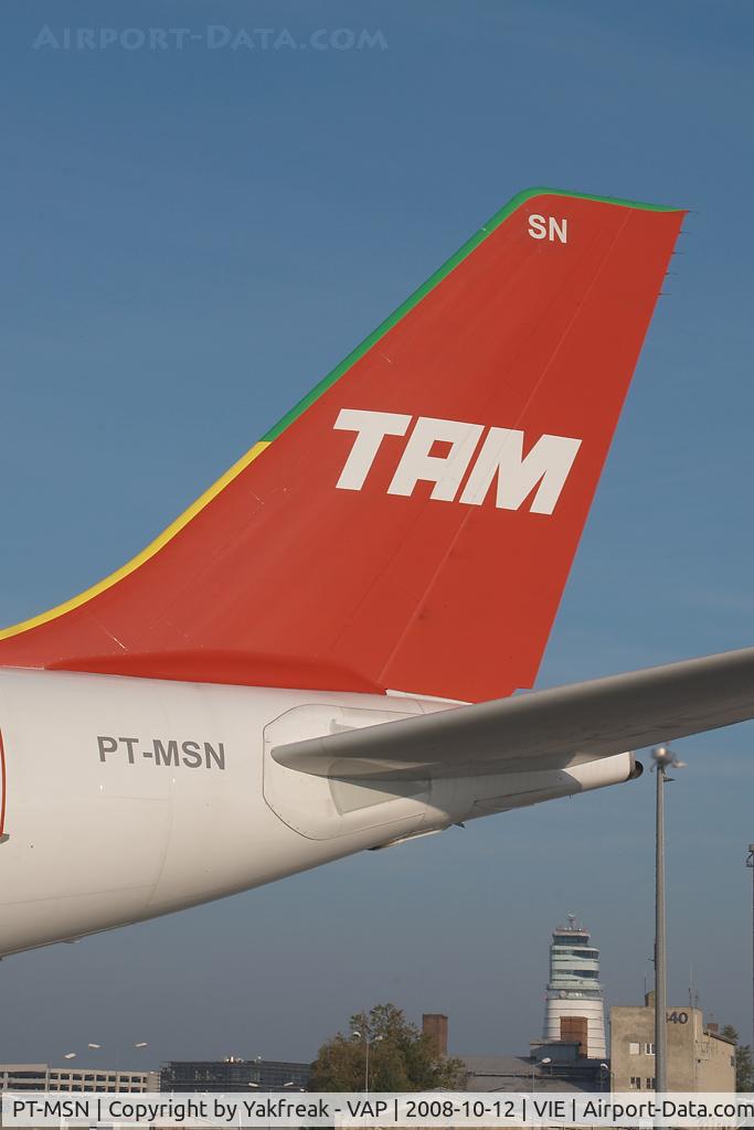 PT-MSN, 2003 Airbus A340-541 C/N 445, TAM Airbus 340-500