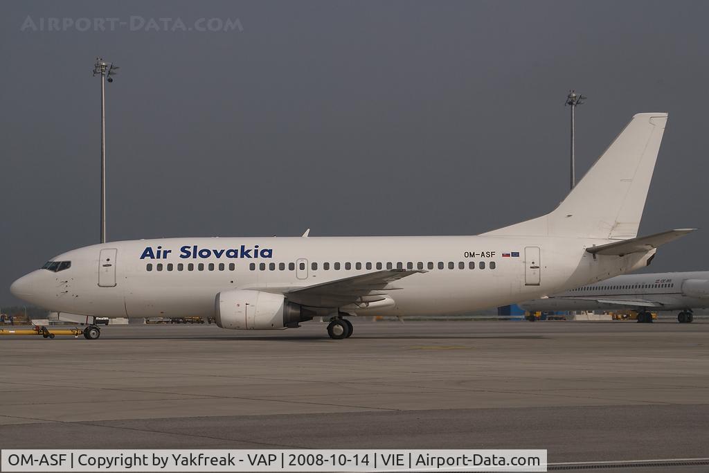 OM-ASF, 1986 Boeing 737-306 C/N 23544, Air Slovakia Boeing 737-300
