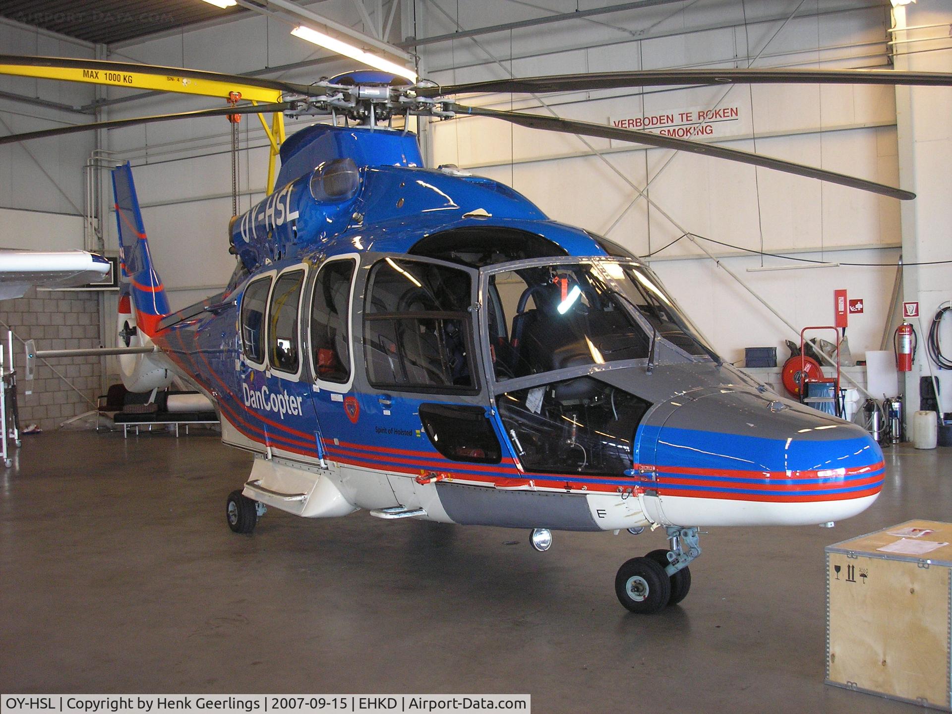 OY-HSL, 2003 Eurocopter EC-155B-1 C/N 6658, Heldair - Maritime Airshow, Den Helder - De Kooy Airport , Sep 2007
