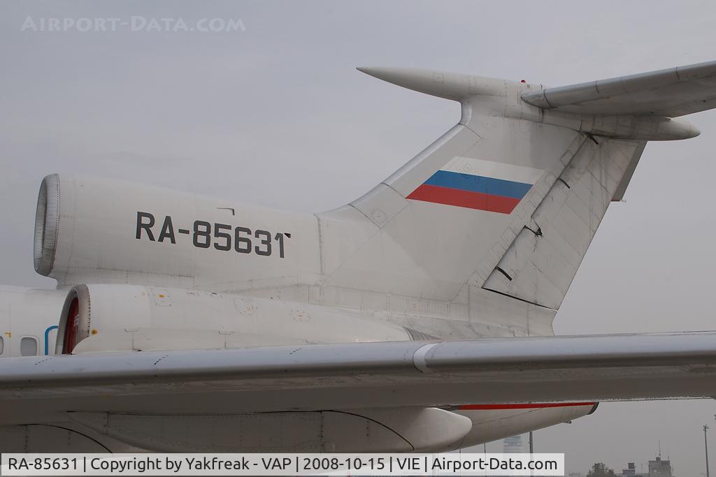 RA-85631, 1987 Tupolev Tu-154M C/N 87A760, Rossia Tupolev 154