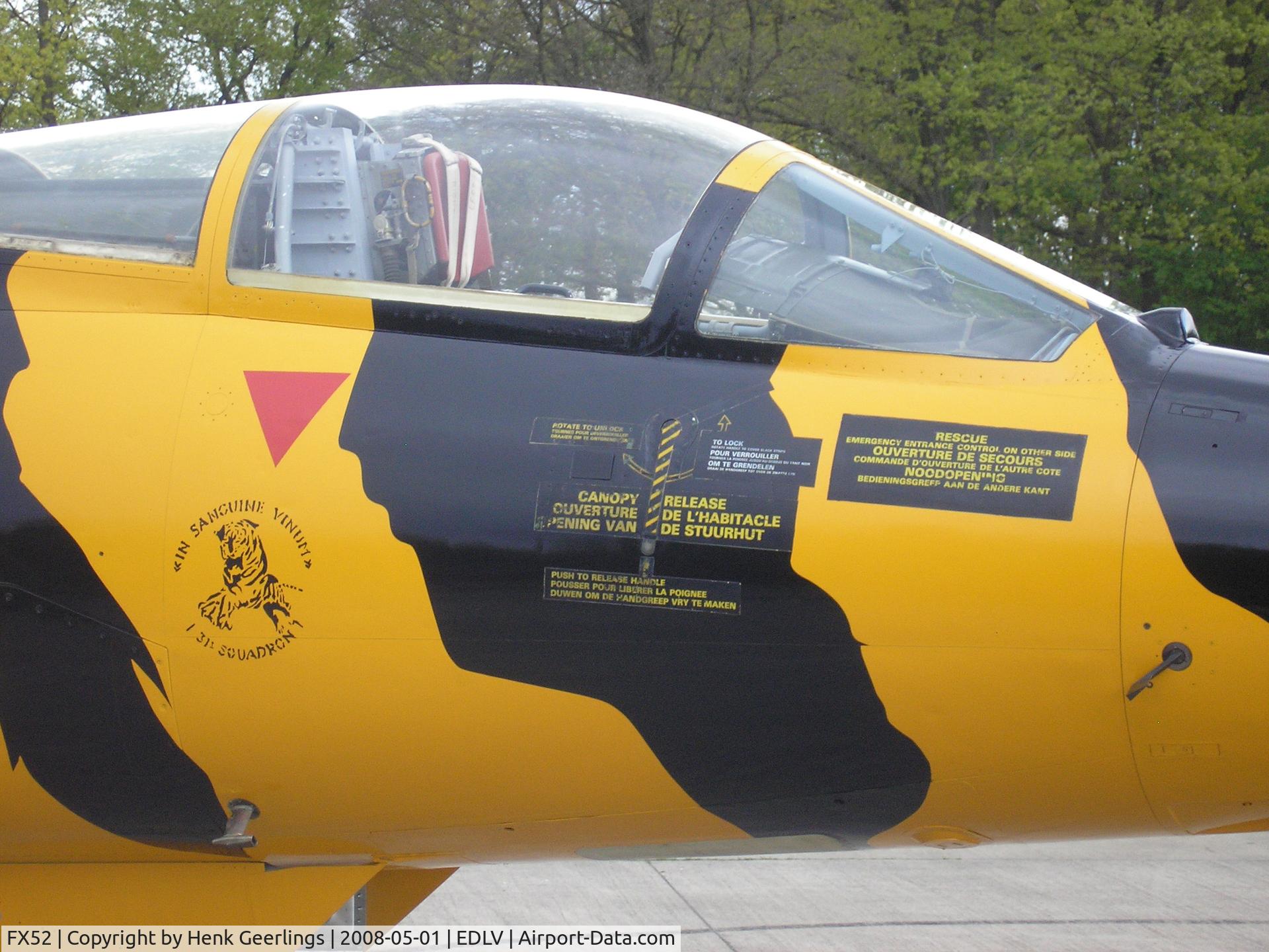 FX52, 1964 Lockheed F-104G Starfighter C/N 683-9095, Airport-Festival Airport Weeze ,  01 may 2008