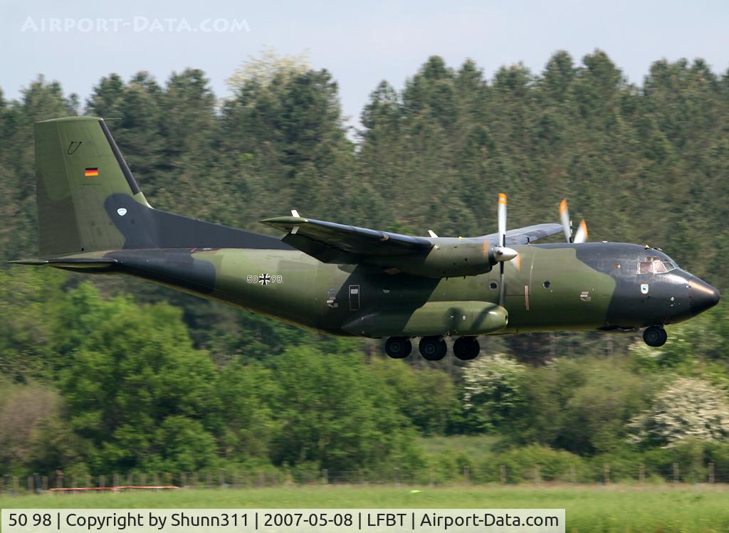50 98, 1971 Transall C-160D C/N D135, Landing rwy 02