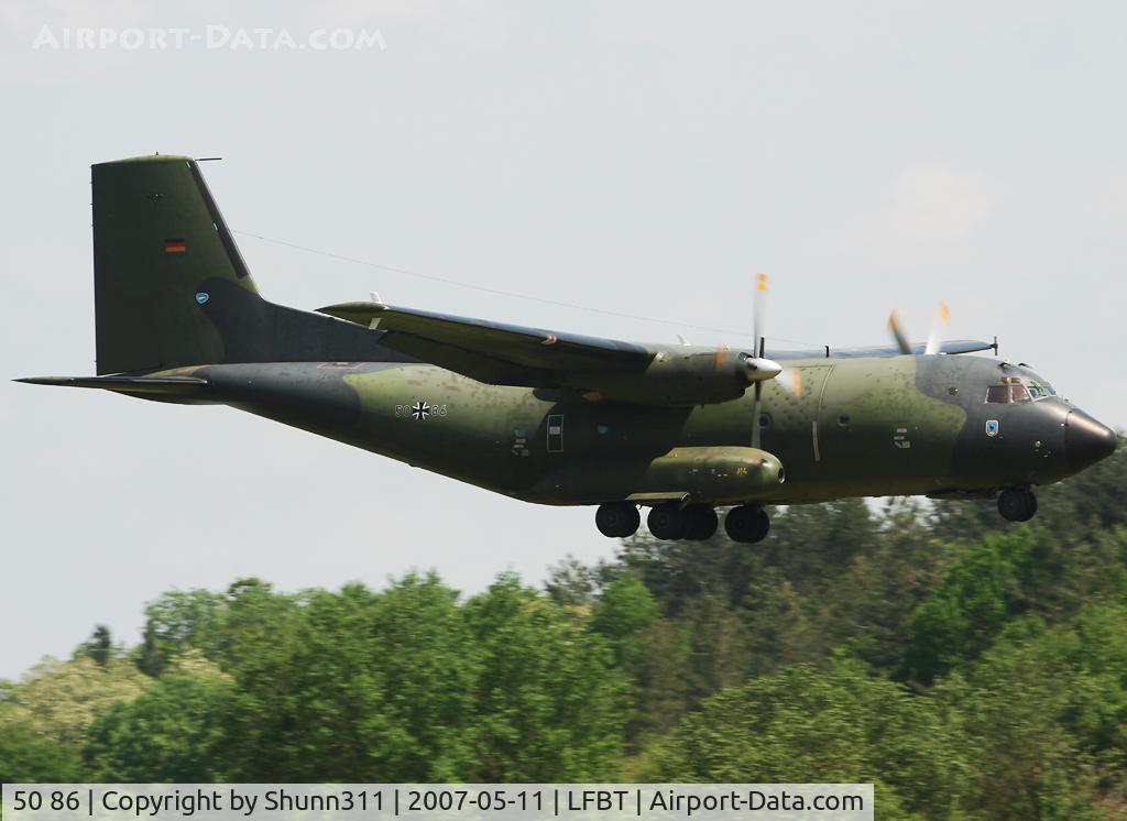 50 86, Transall C-160D C/N D123, Landing rwy 02