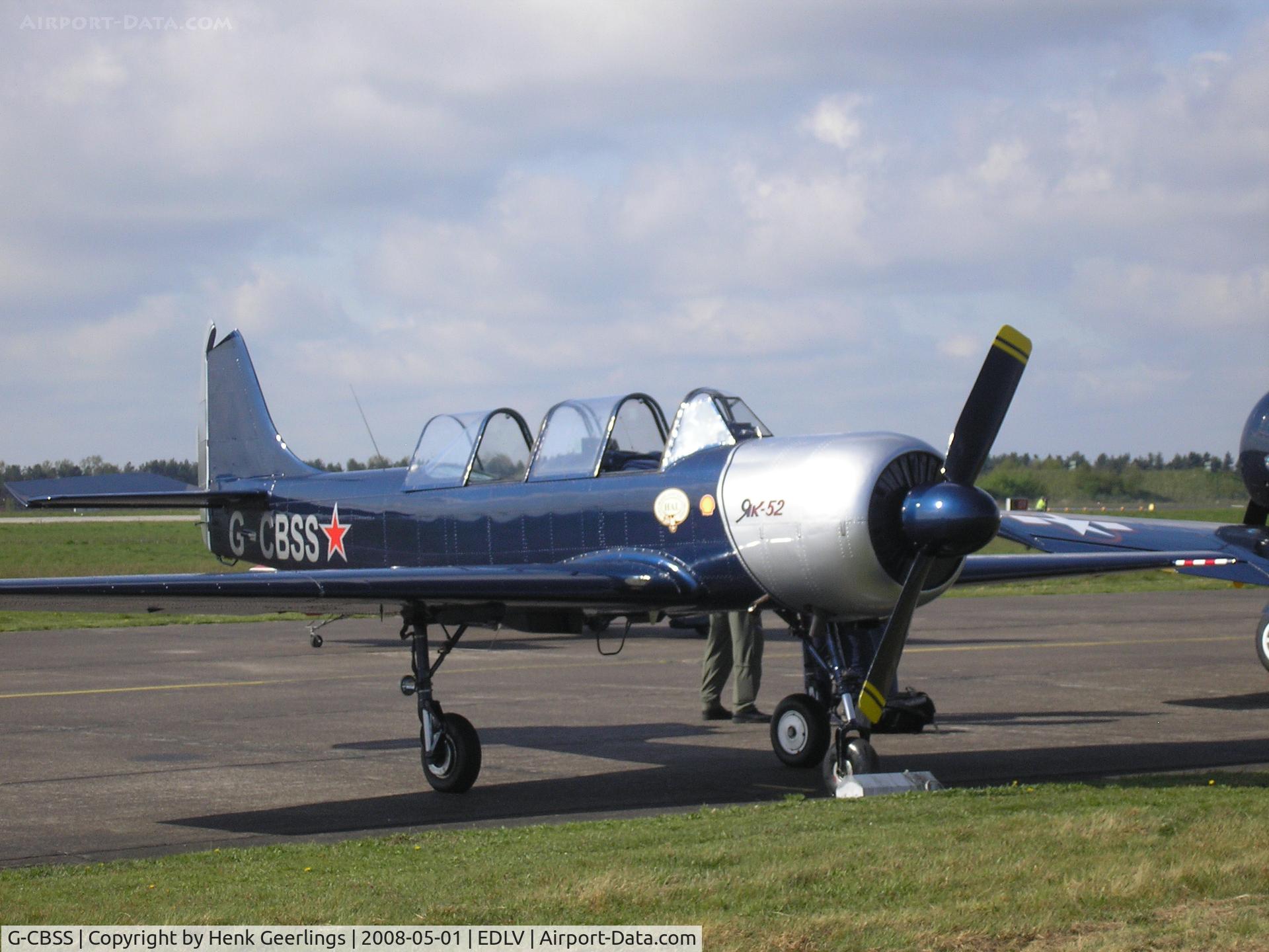 G-CBSS, 1983 Bacau Yak-52 C/N 833707, Airport-Festival Airport Weeze ,  01 may 2008