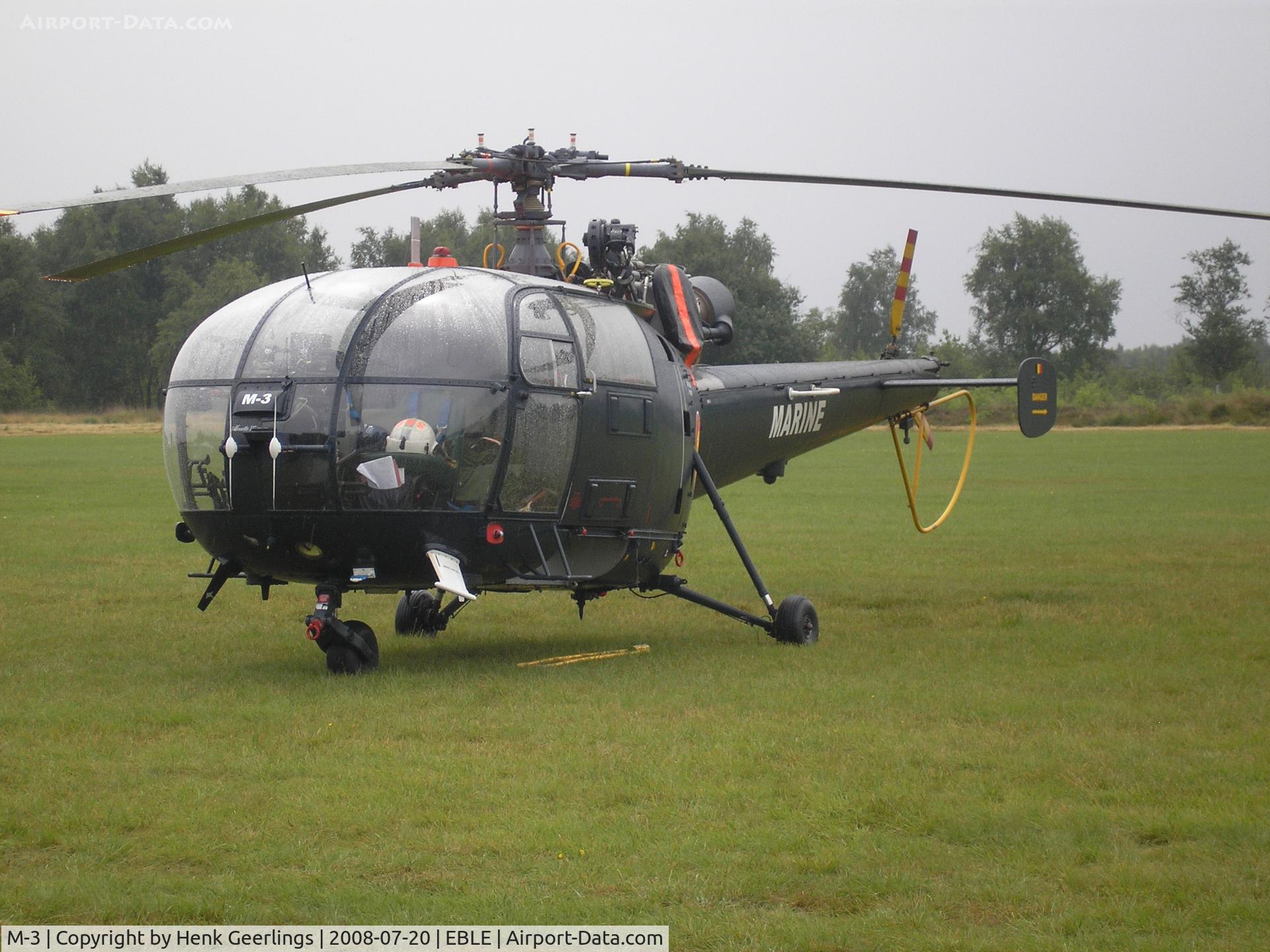 M-3, Aérospatiale SA-316B Alouette III C/N 1817, Sanicole Airshow , 20 jul 2008