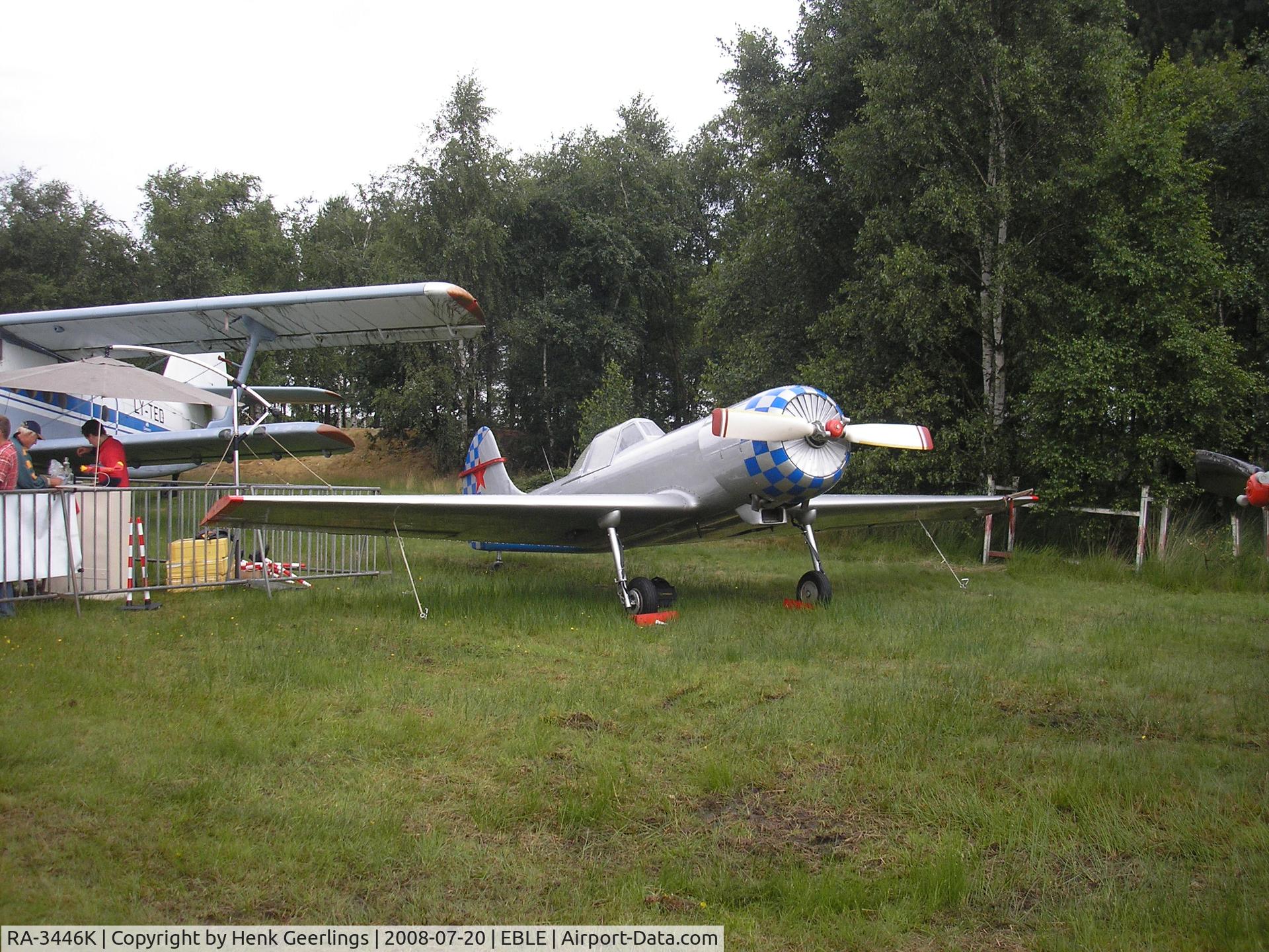 RA-3446K, Yakovlev Yak-50 C/N 863211, Sanicole Airshow , 20 jul 2008 , Belgium