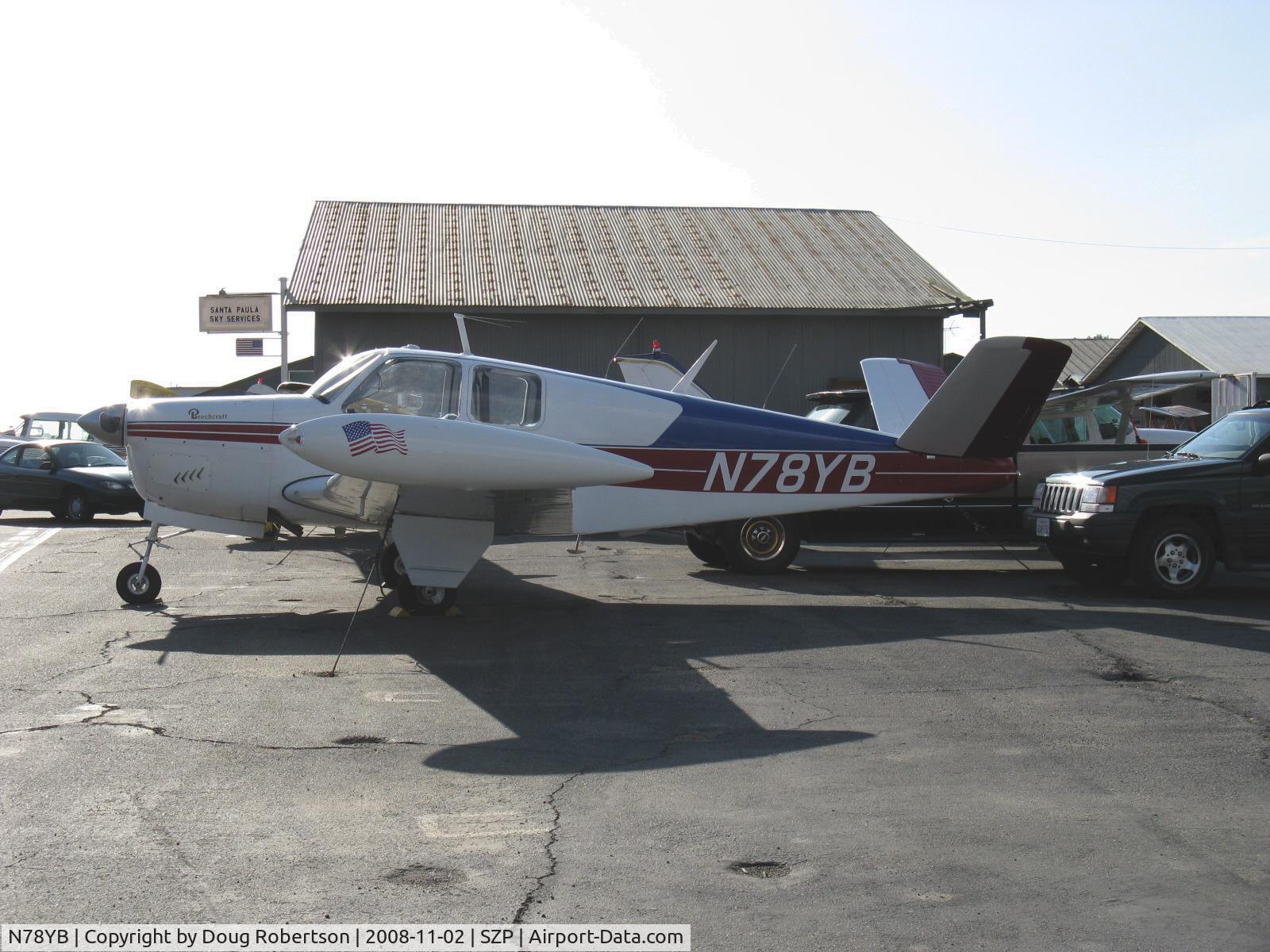 N78YB, 1950 Beech B35 Bonanza C/N D-2493, 1950 B35 BONANZA, Continental E-185-8 196 Hp for one minute @2,450 rpm, 185 Hp continuous, tip tanks