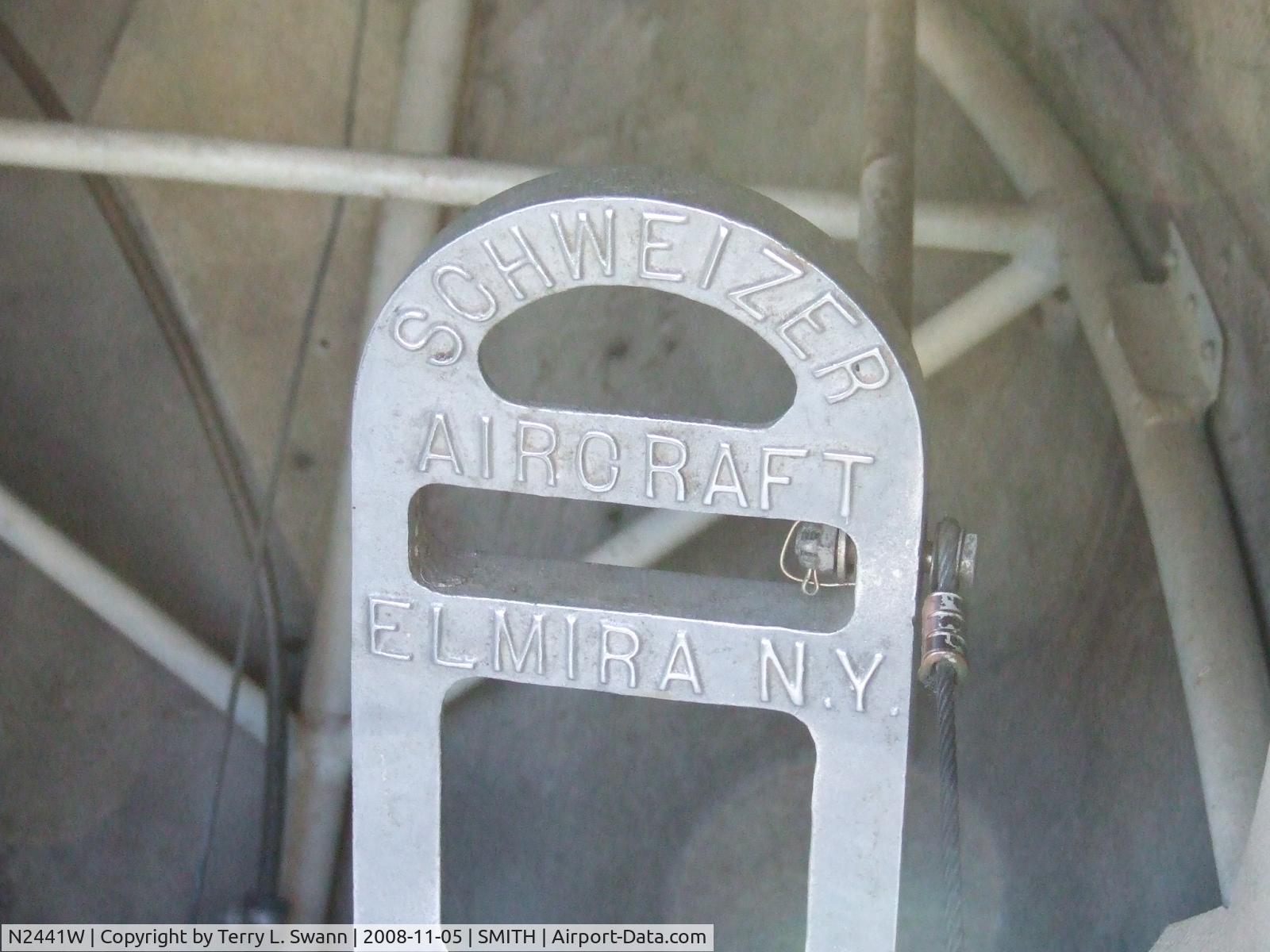 N2441W, 1967 Schweizer SGS 2-33 C/N 9, Rudder pedal.