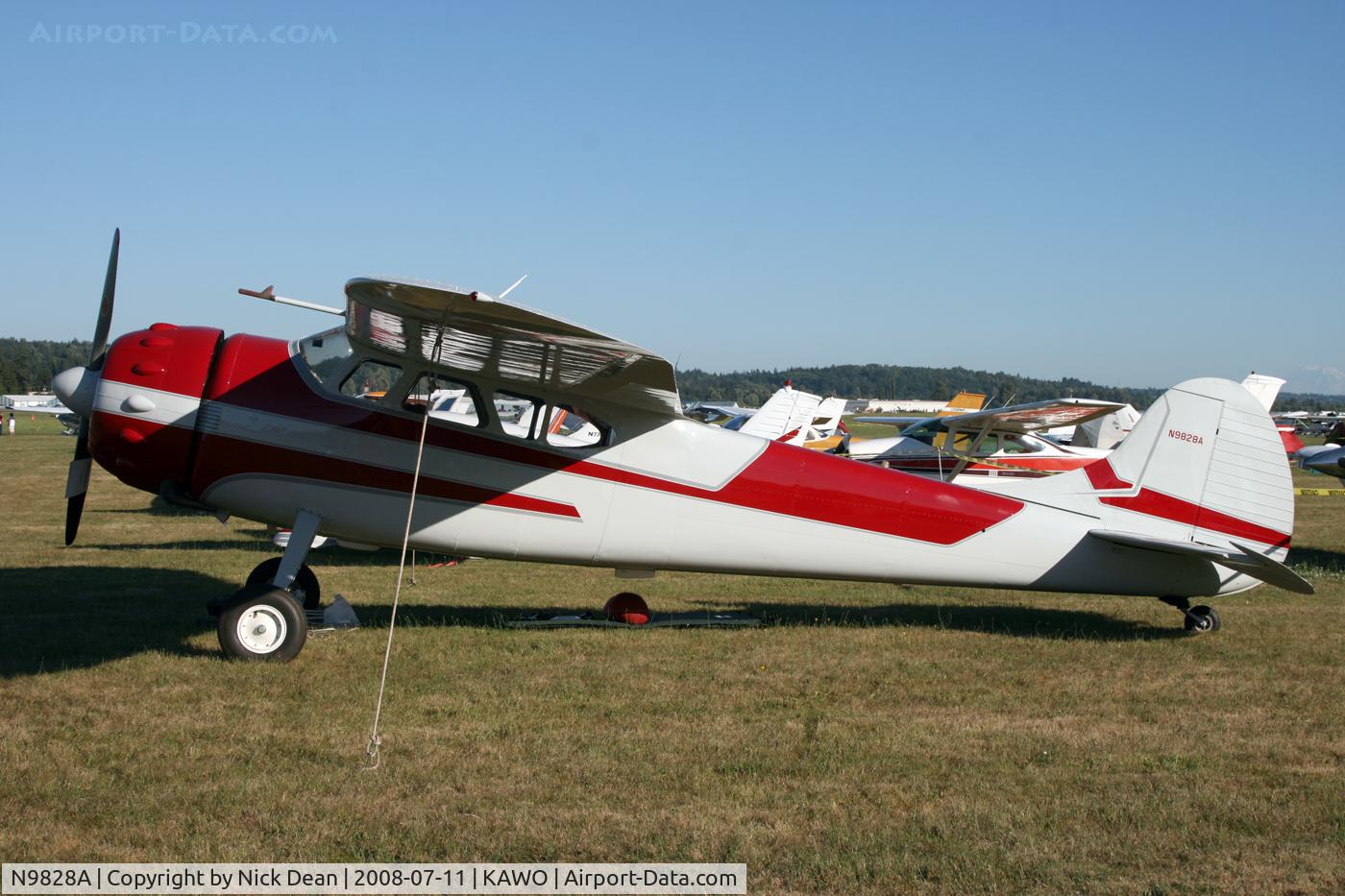 N9828A, 1950 Cessna 195A C/N 7507, /